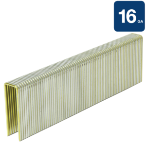 7/16" X 1" 16 GAUGE GALVANIZED STANDARD CROWN STAPLES