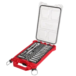 3/8" 32pc Ratchet and Socket Set in PACKOUT (Metric)
