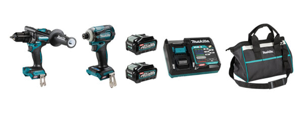 MAKITA 40V MAX XGT Li-Ion (4.0 Ah) 2-TOOL COMBO KIT