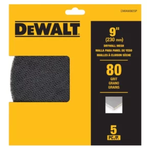  9In Drywall Mesh 80Grit (5 PK)