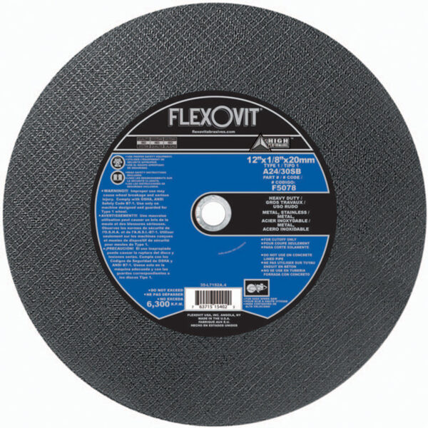 12" FLEXOVIT ABRASIVE BLADE