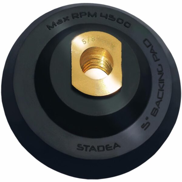 5" RUBBER BACKING PAD 5/8-11 