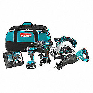 18V LXT 4 Piece Combo 4.0Ah Kit with 2 Batteries