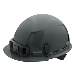 Milwaukee Front Brim Hard Hat w/4pt Ratcheting Suspension (Grey)