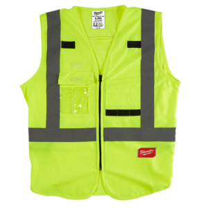 Milwaukee Class 2 High Visibility Safety Vests Yellow L/XL