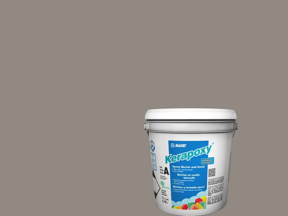 KP02 03 Mapei: Kerapoxy - Premium Epoxy Mortar and Grout 3.78 ltr Pewter
