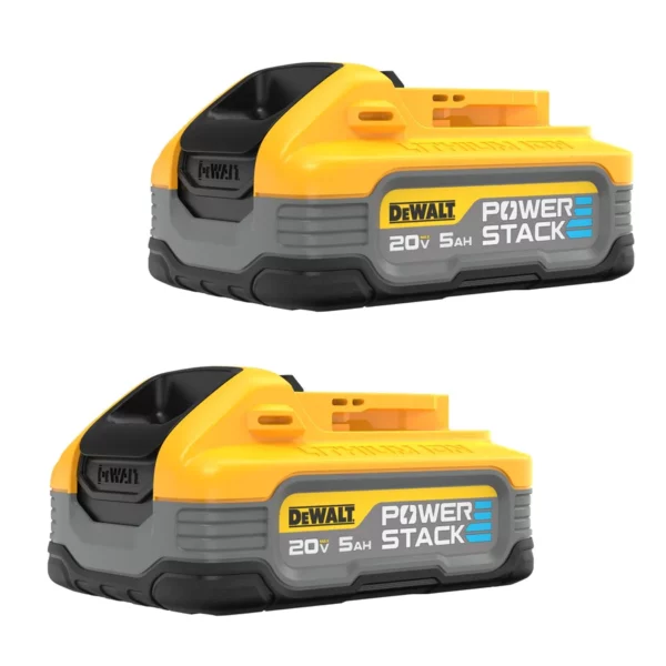 20V MAX POWERSTAK COMPACT 5Ah BATTERY (2 PACK)