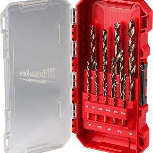 MILWAUKEE RED HELIX™ Cobalt Drill Bit Set – 15PC