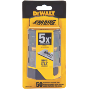 CARBIDE UTILITY BLADES - 50 PACK