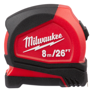 8M/26' COMPACT TAPE MEASURE