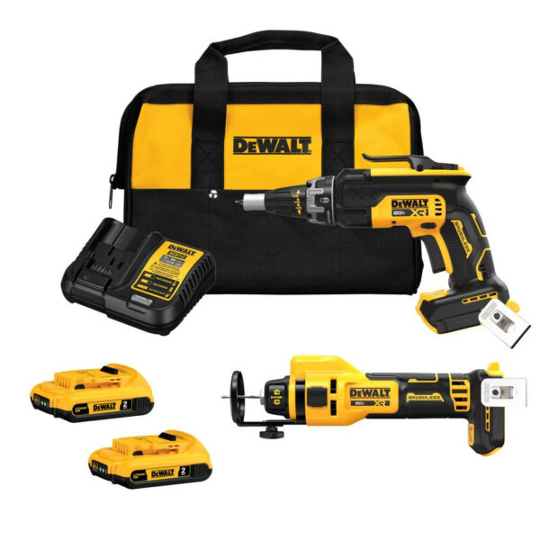 20V BL SCREWGUN CUTOUT COMBO KIT (DCE555 & DCF630)