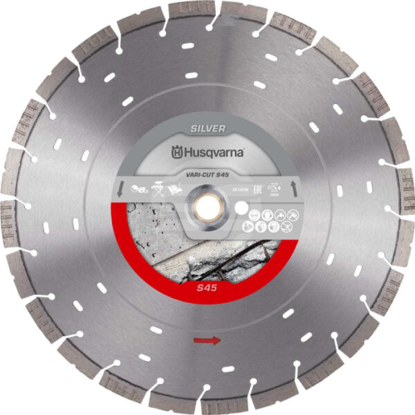 HUSQVARNA 16" VARI-CUT S45 SILVER BLADE