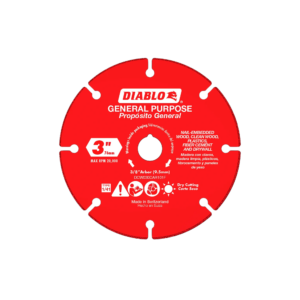 3" CARBIDE GRIT CUT-OFF WHEEL FOR MULTI-MATERIALS