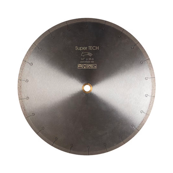 14" PORCELAIN BLADE W/ 1" ARBOR