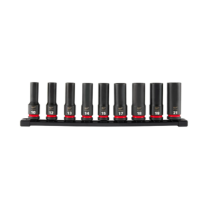 SHOCKWAVE IMPACT DUTY™ 1/2" DRIVE METRIC DEEP 6-POINT SOCKER SET (9 PIECES)