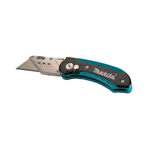 MAKITA FOLDING QUICK-CHANGE JOBSITE UTILITY KNIFE 