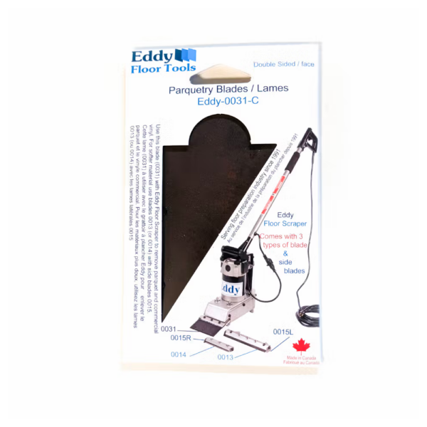 EDDY FLOOR TOOLS PARQUETRY BLADE FOR E9538 (5.5" X 4") (3 PACK)