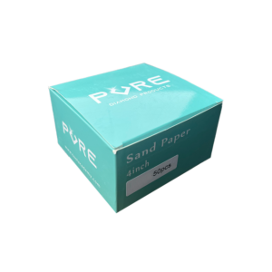 PURE™ 4" SAND PAPER PADS - 80 GRIT (50 PCS)