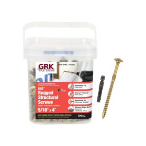 RSS™ 5/16" X 4" RUGGED STRUCTURAL SCREWS (100 PACK)