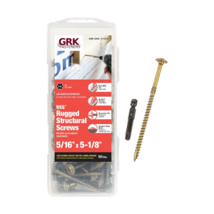 RSS™ HANDYPACK 5/16" X 5-1/8" STRUCTURAL SCREWS (50PCS)