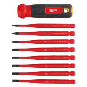 8 IN 1 1000V INSULATED SLIM TIP MULTI-BIT SCREWDRIVER