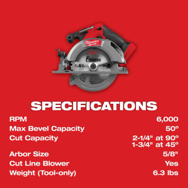 M18 FUEL 6-1/2" CIRCULAR SAW