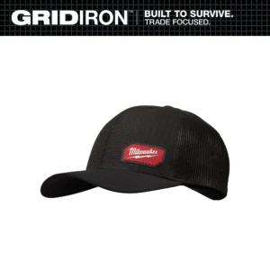 Milwaukee GRIDIRON™ Snapback Trucker Hat Black