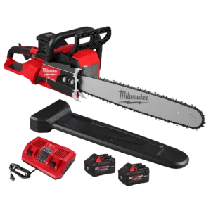 Milwaukee 2827-22 M18 FUEL 20″ Chainsaw Kit with FORGE XC8.0 Batteries