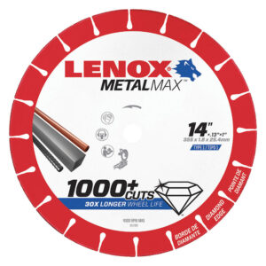 METAL MAX 14"X1" CHOP SAW DIAMOND CUTOFF WHEEL