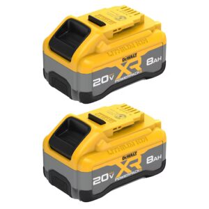 20V MAX XR 8AH POWERPACK BATTERY (2 PACK)
