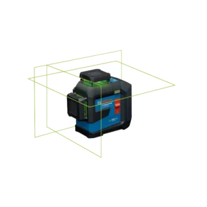 3.7V 360 DEGREE GREEN-BEAM THREE-PLANE LEVELING AND ALIGNMENT LASER WITH LI-ION BATTERY