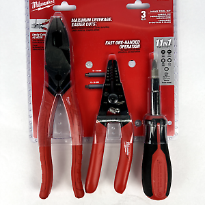 3PC ELECTRICIANS HAND TOOL KIT