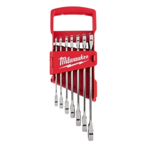 7PC RATCHETING COMB WRENCH SET-METRIC