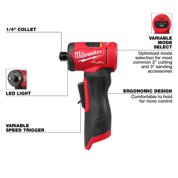 M12 1/4" RIGHT ANGLE DIE GRINDER (BARE TOOL)