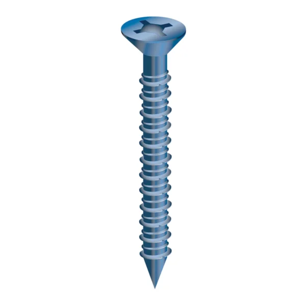 3/16"X1-1/4" FLAT PHIL/SOC CONCRETE SCREW (100)