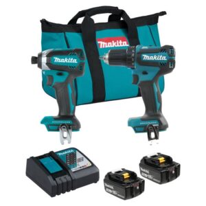 18V LXT BL 2 TOOL COMBO KIT,5.0AhX2 (DDF485Z+DTD153Z)