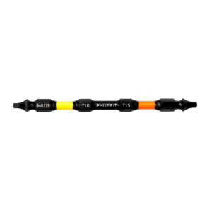 PHLiPBiT T10+T15 4" #848128 Double Ended Impact Bit Yellow/Orange